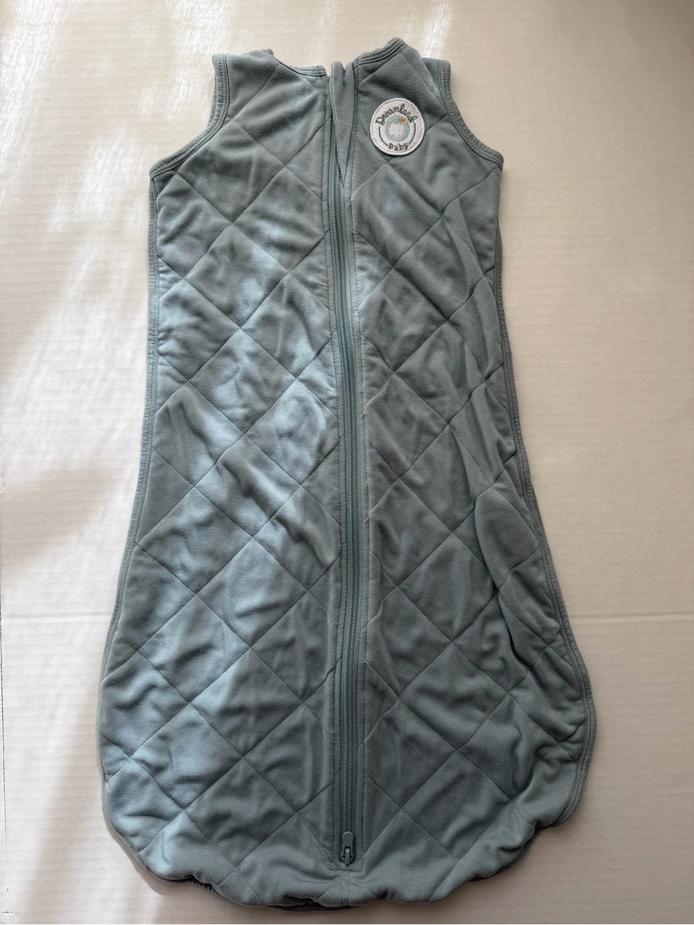Dreamland Baby Dream Sleep Sack Bamboo Gray Blue 6-12M Medium